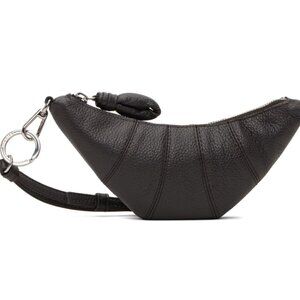 BNWT SS25 LEMAIRE CROISSANT COIN POUCH BLACK